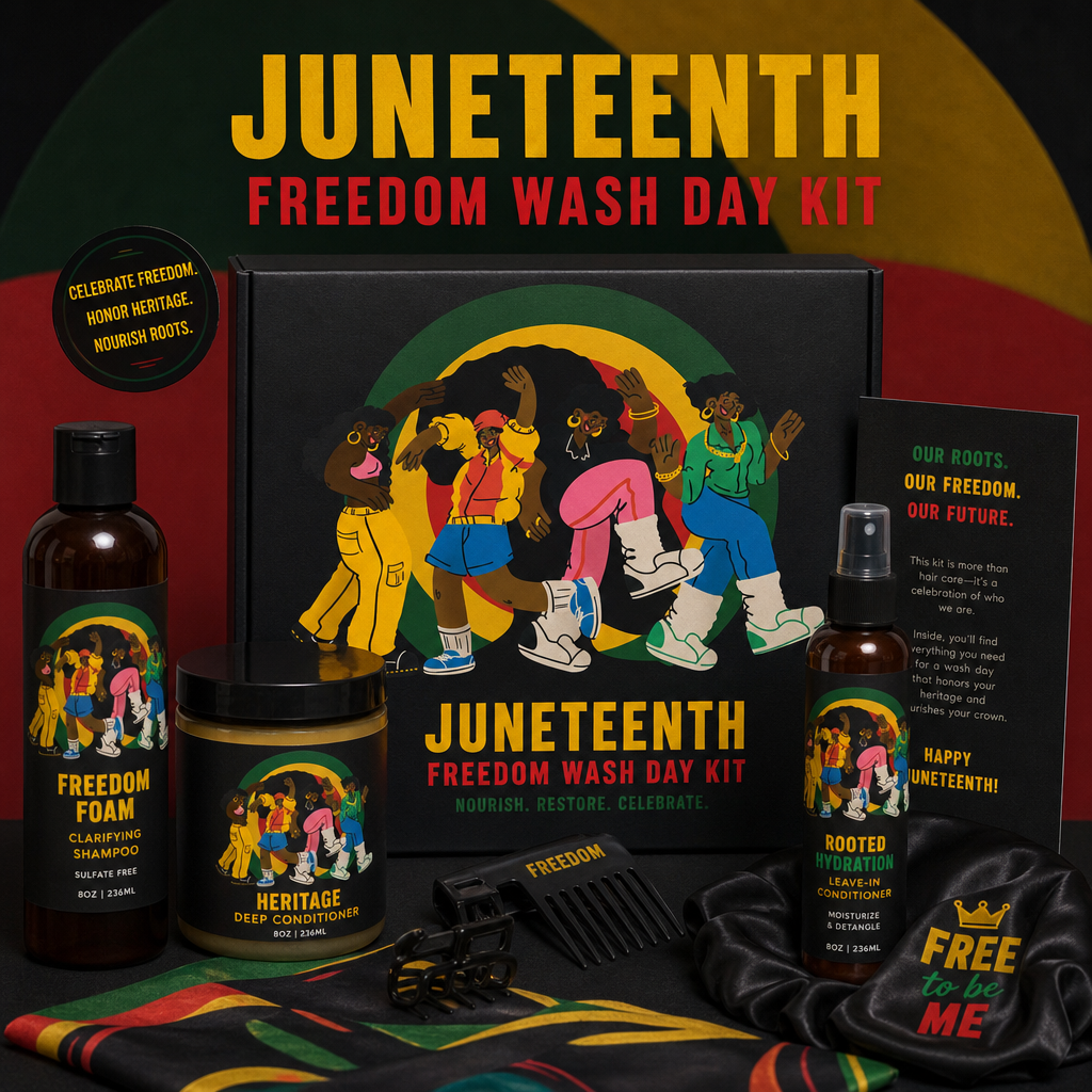 JUNETEENTH FREEDOM WASH DAY KIT Elixiré Hair Company, LLC